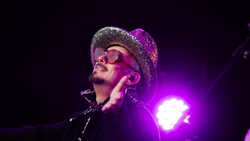 Boy George on stage