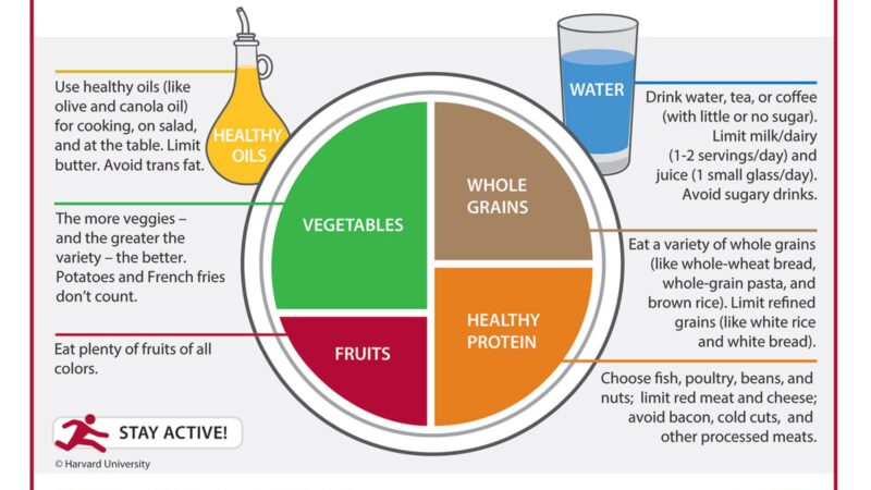 Harvard healthy eating plate