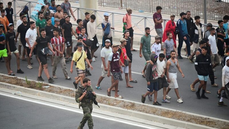 Spain Installs Floating Barrier in Ceuta After Migrant Surge