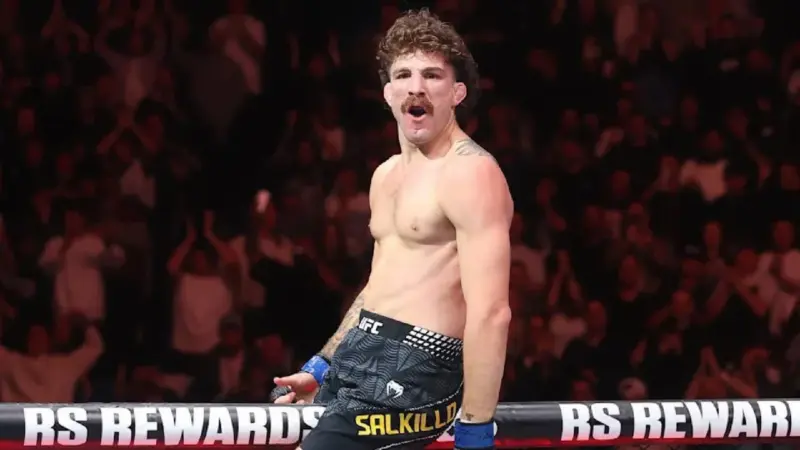Quillan Salkilld Submits Mateusz Gamrot at UFC Fight Night