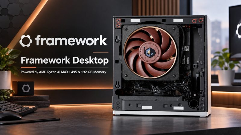 Framework Sets Pre-Order Date for Ryzen AI Desktop With 192GB Memory