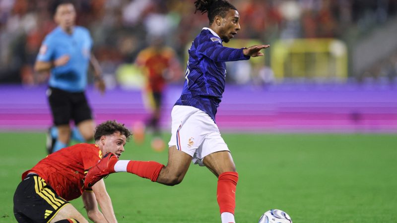 Olise scores sensational late strike to give France 1-0 win over Belgium