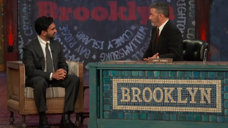 Zohran Mamdani and Jimmy Kimmel on 'Jimmy Kimmel Live'