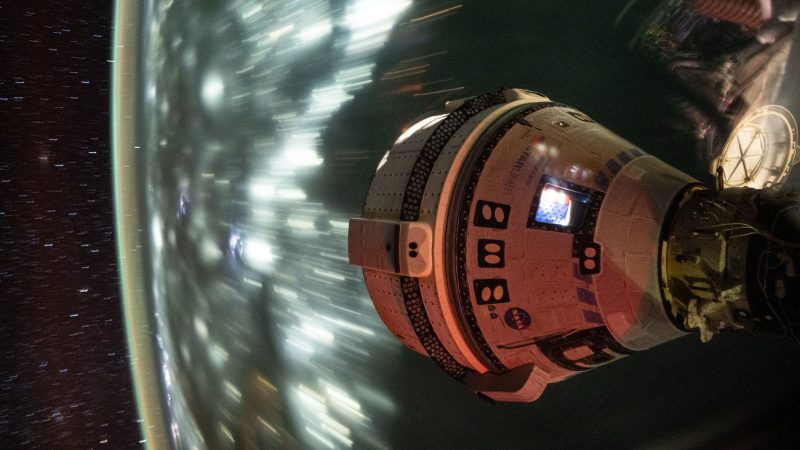 Boeing's Starliner spacecraft that launched NASA's Crew Flight Test astronauts Butch Wilmore and Suni Williams to the