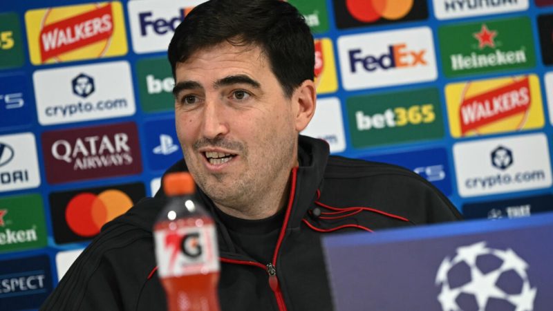 Liverpool manager Andoni Iraola prepares for a Champions League match against Villarreal and former
