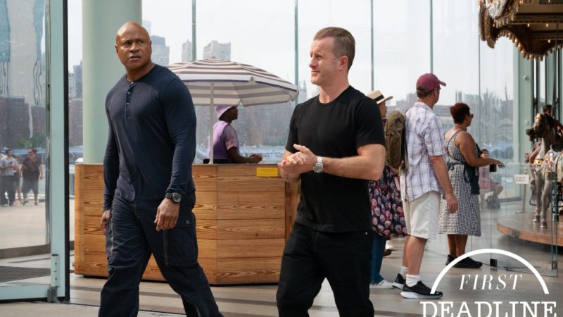 (L-R): LL Cool J as NCIS Special Agent Sam Hanna and Scott Caan as NCIS Special Agent Nick Schaeffer