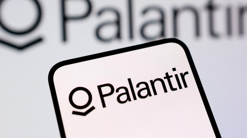 The Palantir logo is seen in this illustration taken August 3, 2025. REUTERS/Dado Ruvic/Illustration