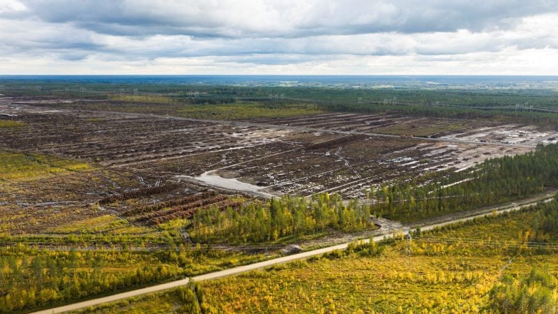 An aerial view shows a Google data centre construction site in Muhos, northern Finland September 11, 2026. Ville