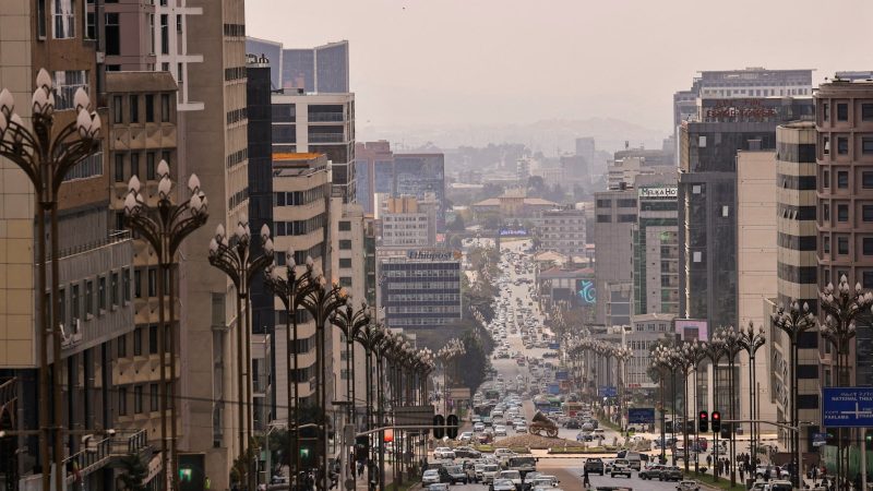Motorists drive along Churchill Avenue in Addis Ababa, Ethiopia, December 19, 2025. REUTERS/Tiksa Negeri/File Photo