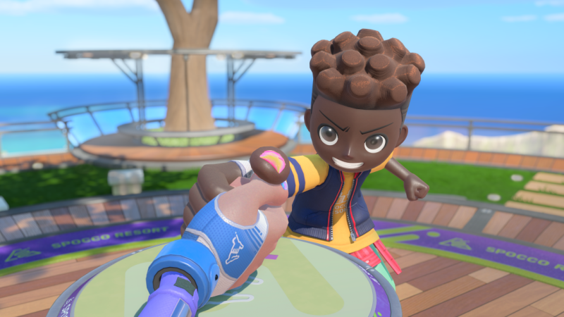 A screenshot from the video game Nintendo Switch Sports Resort