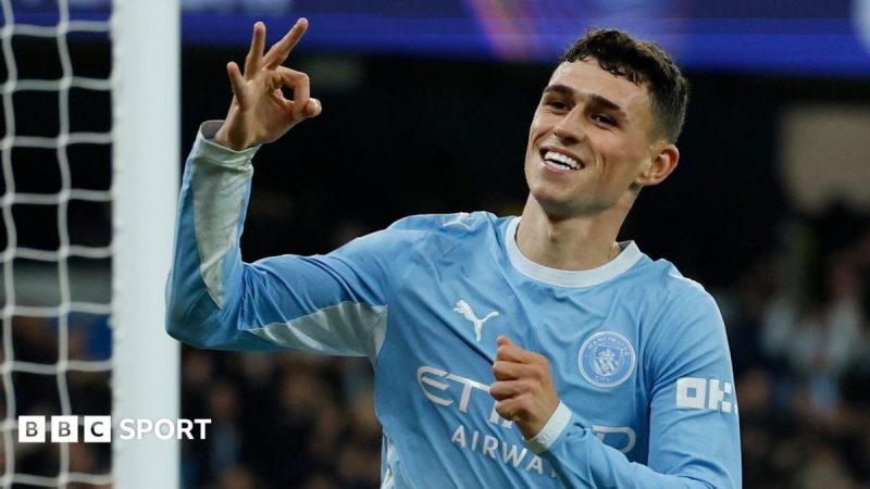 Phil Foden Scores Hat-Trick as Man City Rout AEK Athens 5-1