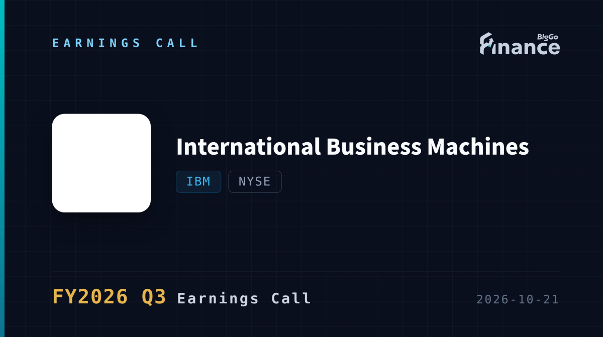 [International Business Machines Q3 2026 Earnings Call] IBM Lifts Free Cash Flow Growth Outlook Above 