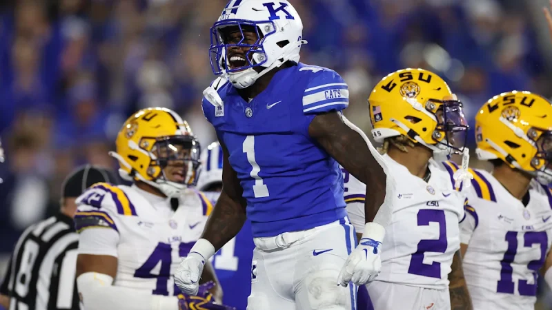 Kentucky Beats No. 10 LSU 35-34 in Overtime With Two-Point Conversion