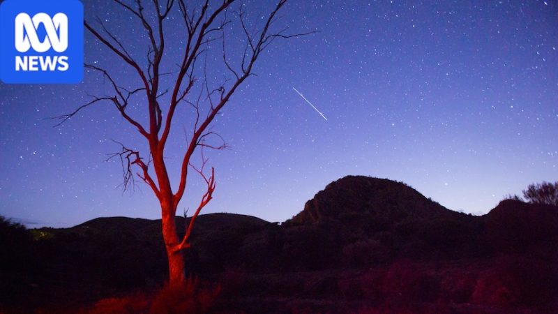 A meteor over outback Australia