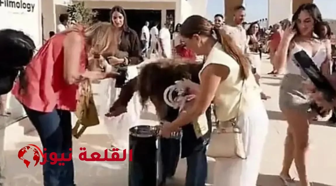 Laila Elwi Trips and Spills Coffee at El Gouna Festival