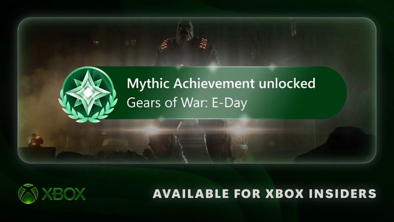 Xbox Introduces Mythic Achievements for Game Completionists