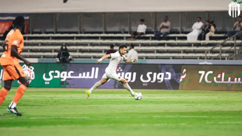 Trezeguet Scores Late Equalizer to Rescue Riyadh in Draw Against Al-Feiha