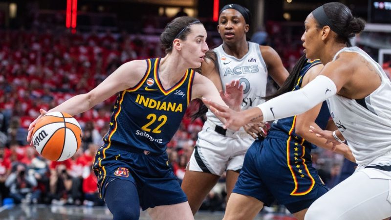 Caitlin Clark Sets WNBA Playoff Record as Fever Beat Aces 99-89