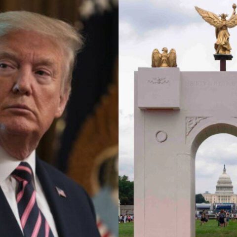 Vietnam Veterans Sue to Block Trump Arch Over Constitutionality