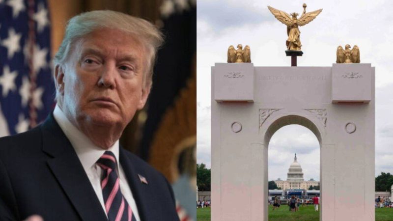 Vietnam Veterans Sue to Block Trump Arch Over Constitutionality