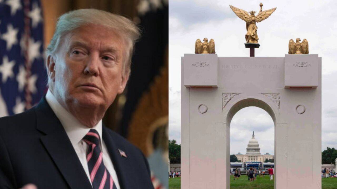 Vietnam Veterans Sue to Block Trump Arch Over Constitutionality