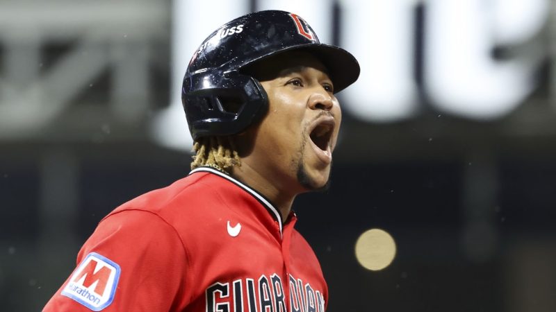 Cleveland Guardians third baseman José Ramírez hit a go-ahead, two-run home run in the bottom of