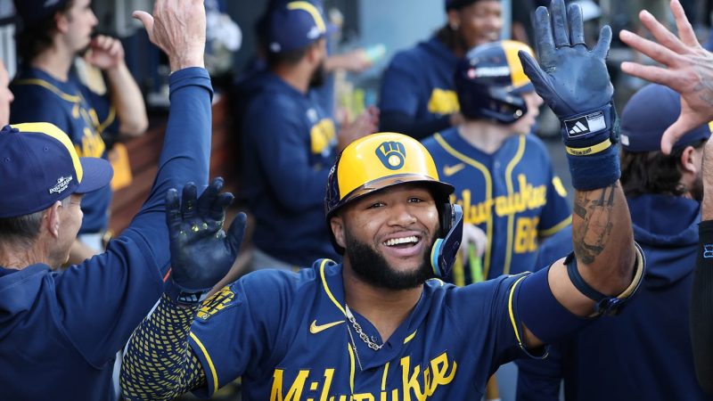 Jackson Chourio Hits Leadoff Home Run 1 Year Later